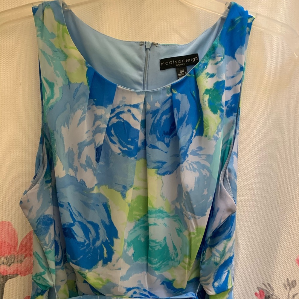 Multicolored midi dress